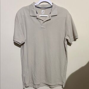 JCPenney Men's Light Tan Polo Shirt